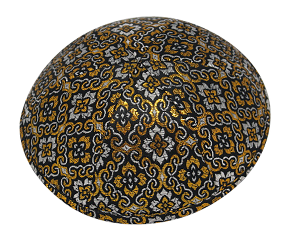 Brocade Metallic Kippot - Kippot World