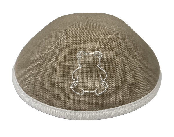 Bris Teddy Bear Father and Son Kippot Set - Kippot World