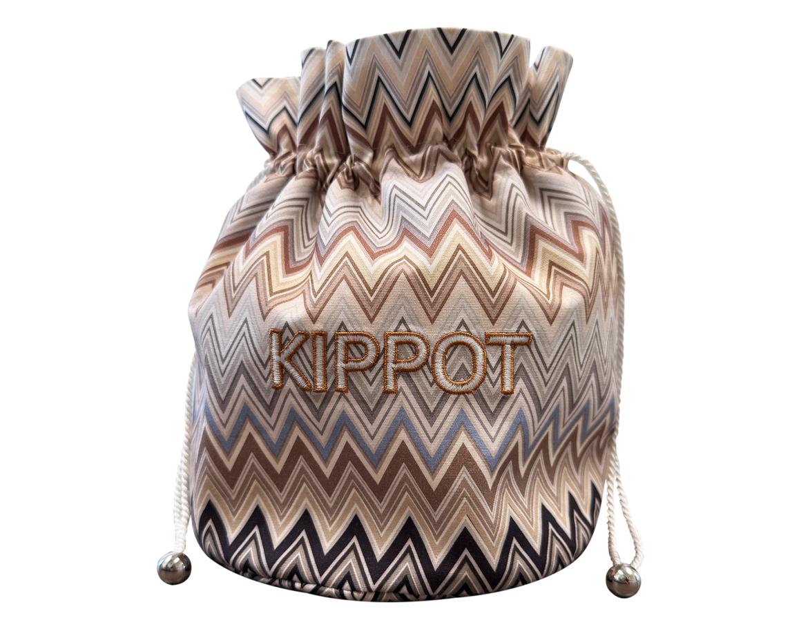 Zig Zag Kippot Bag