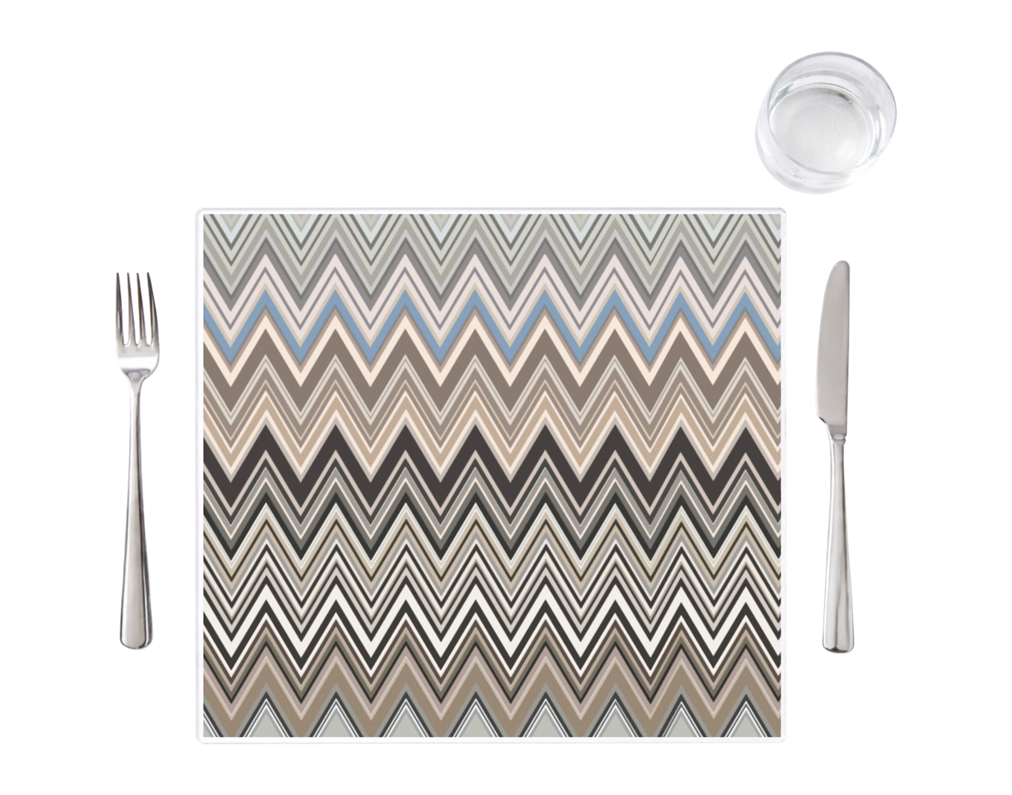 Acrylic Placemat & Zig Zag Inserts