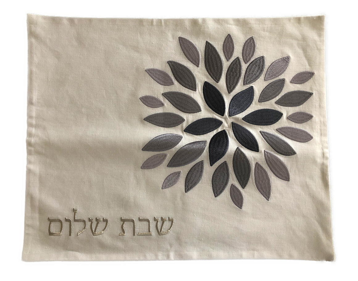 Challah Cover Flowers Abstract