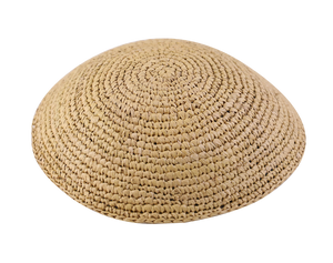 Straw Crochet Kippot